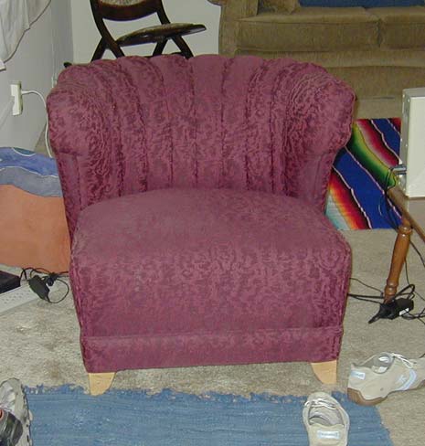 The pink chair